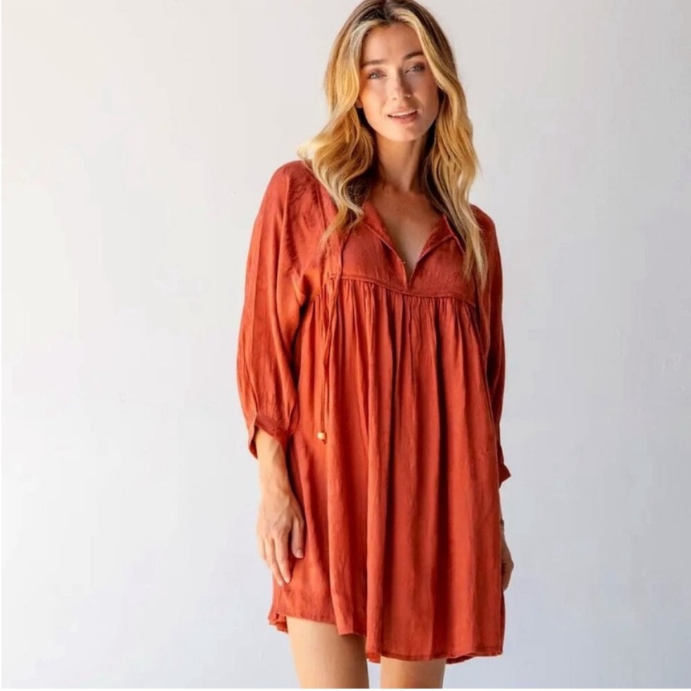 NATURAL LIFE Terracotta Tunic Top